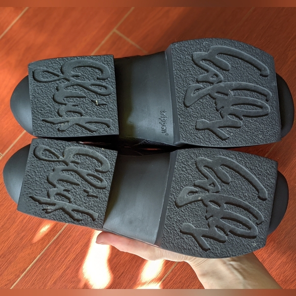 Trippen box 38 square toe leather black boots - Picture 5 of 7